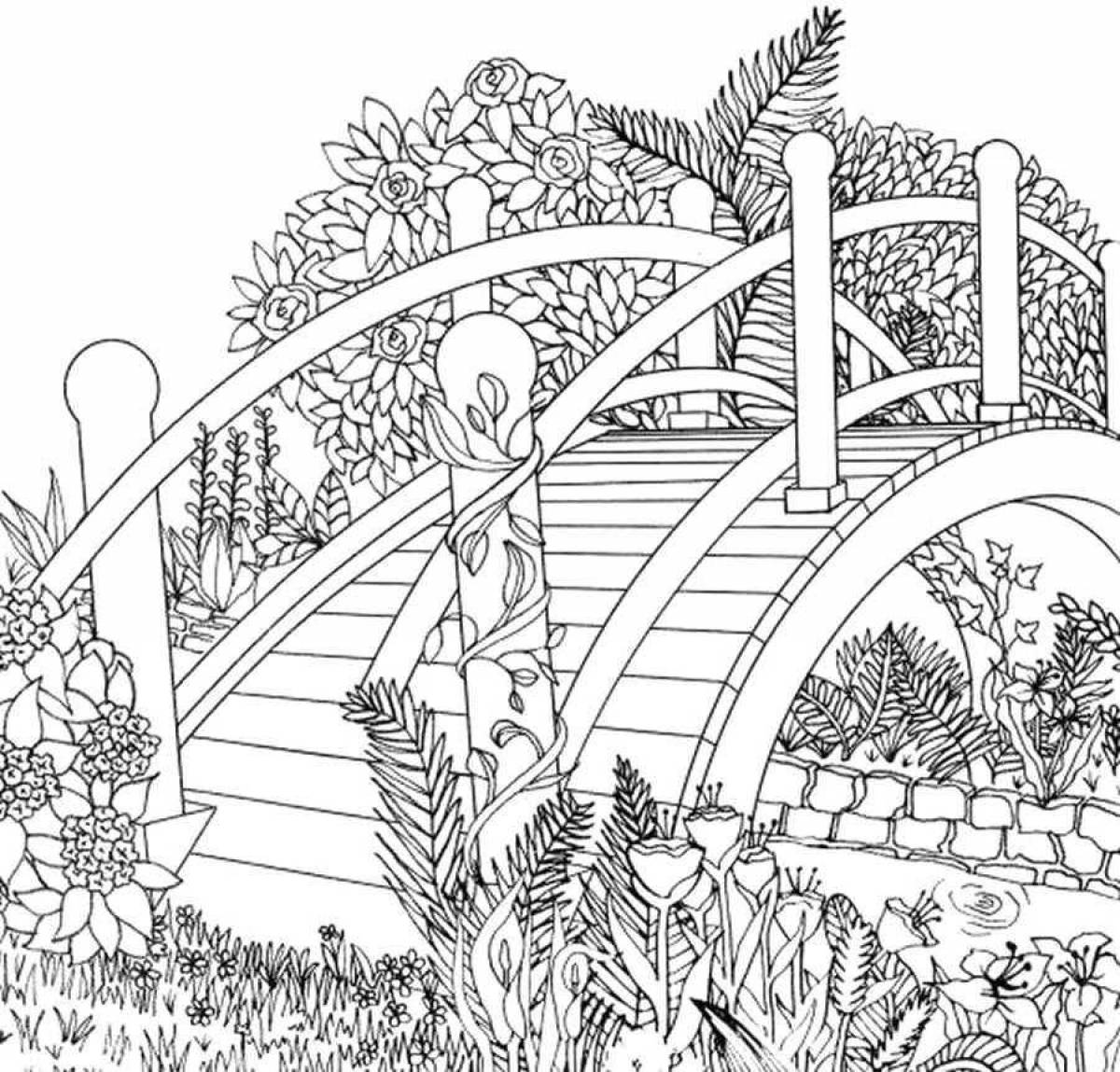 Invigorating coloring for adults 18 nature