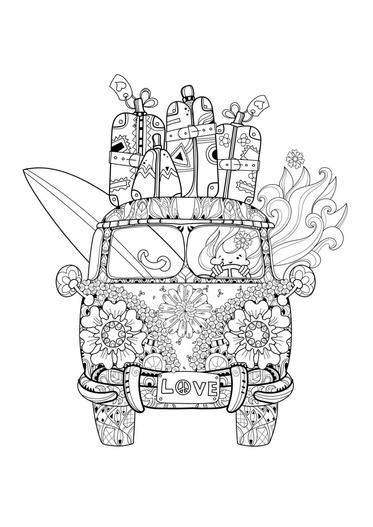 Incredible Journey Coloring Page