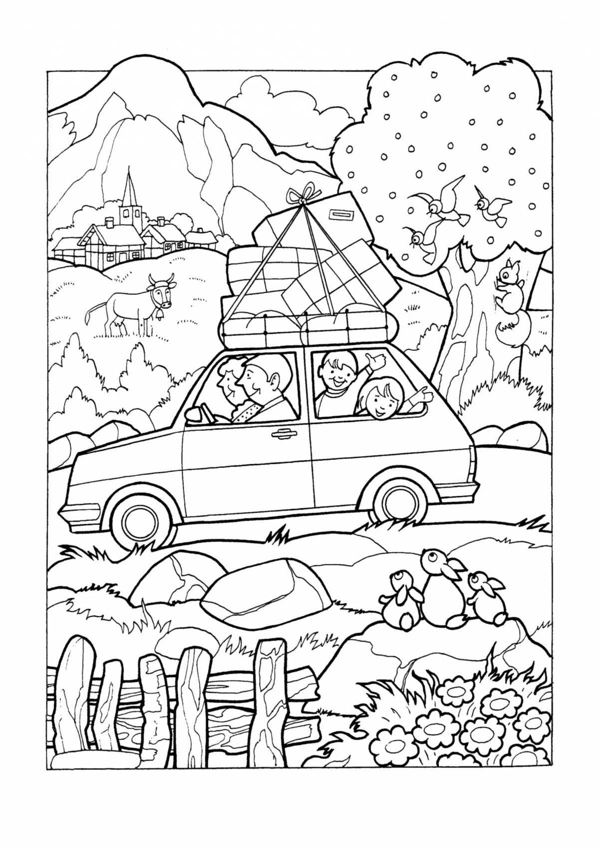 Wonderful Journey Coloring Page