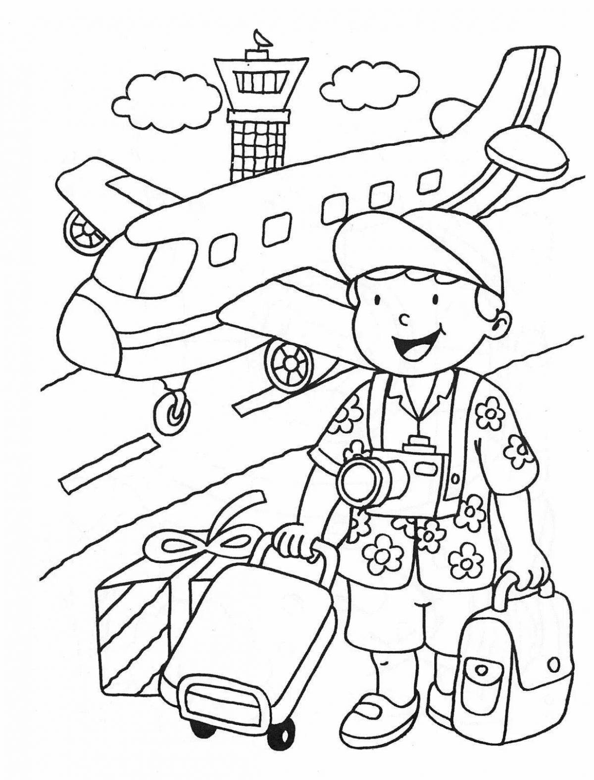 Coloring page grand journey