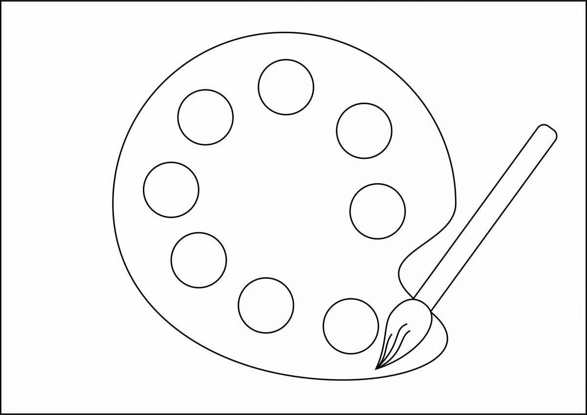 Coloring for fat circles