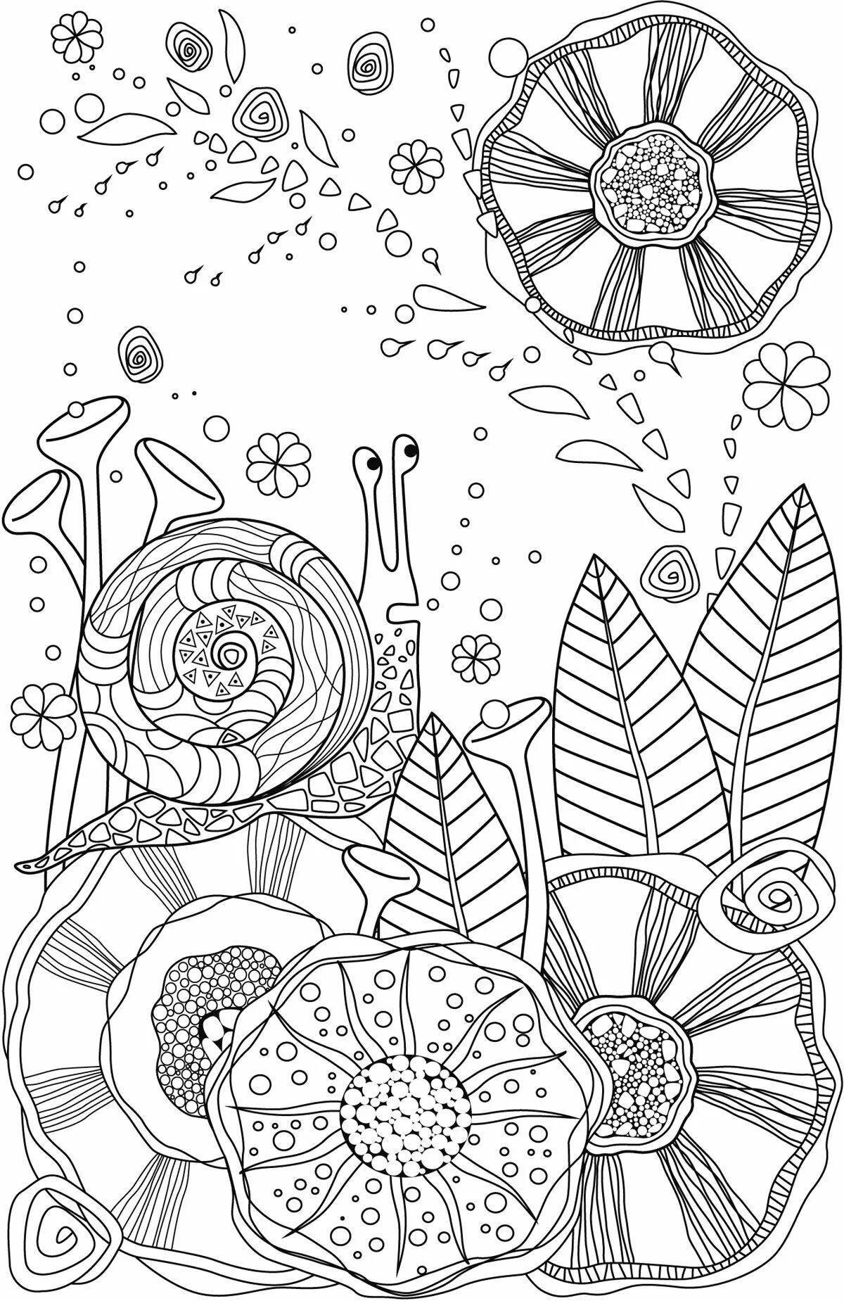 Zendoodle fun coloring book