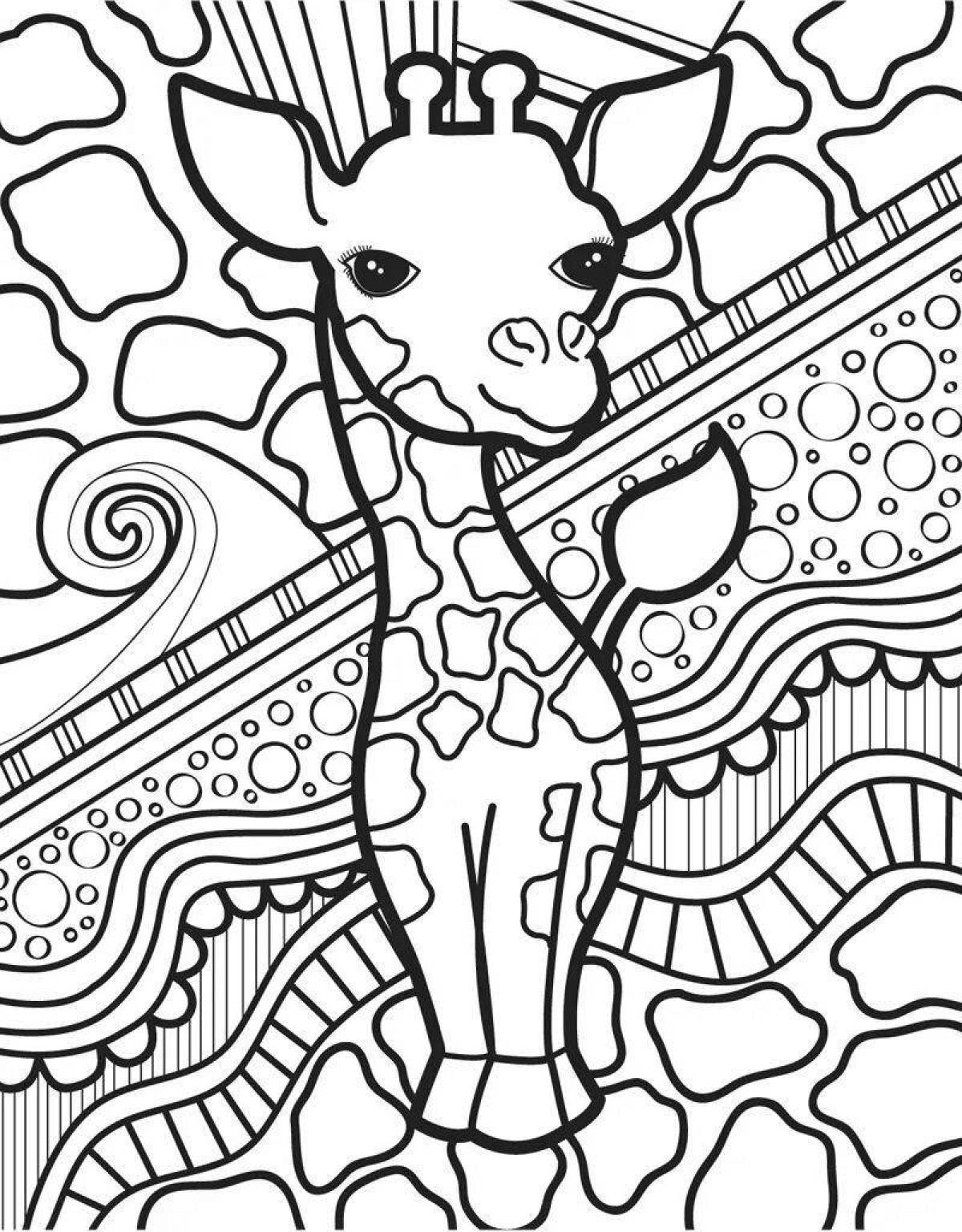 Awesome zendoodle coloring page