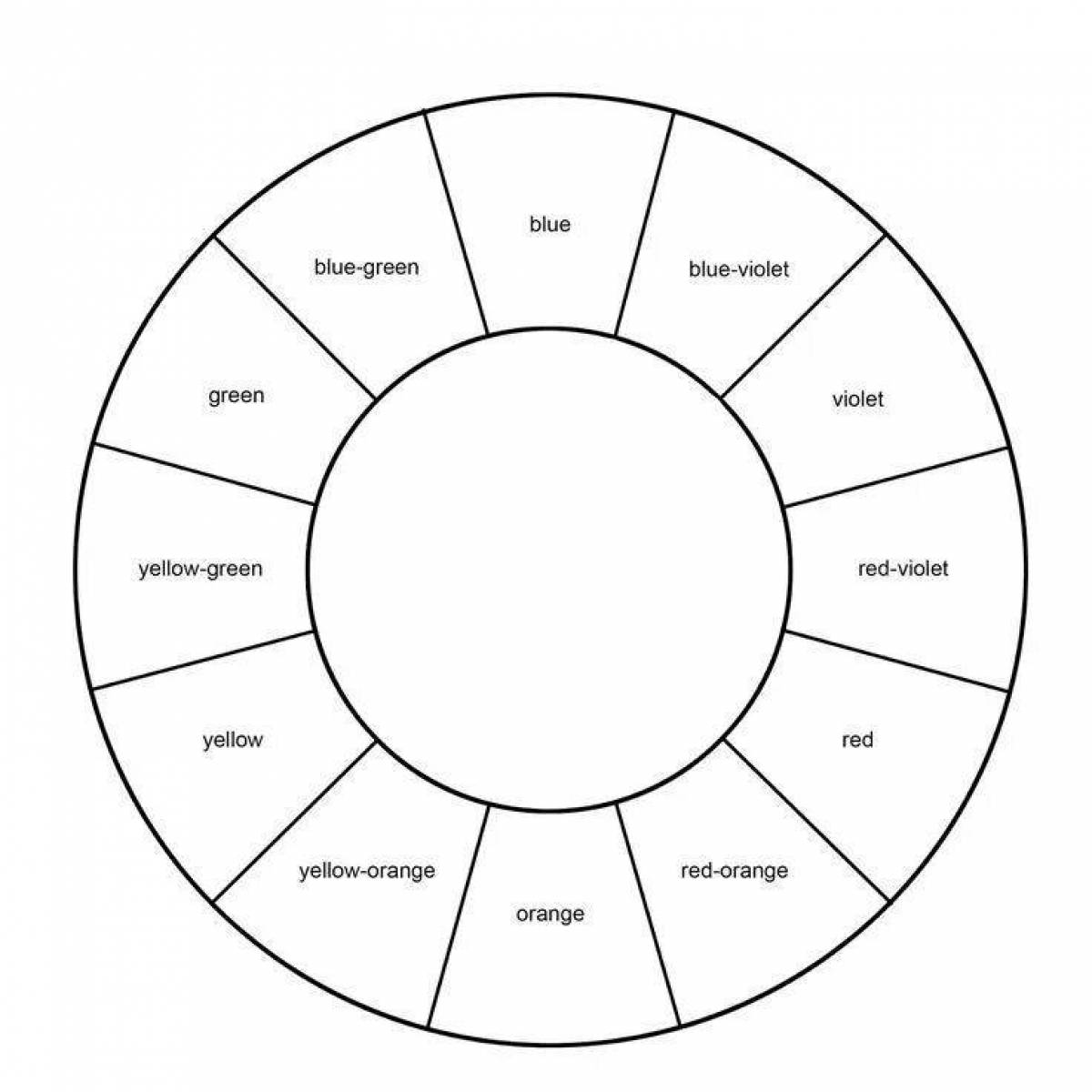 Color-wild circle coloring