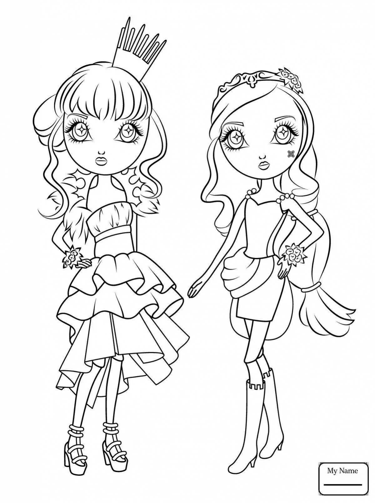 Coloring magical boxy boo