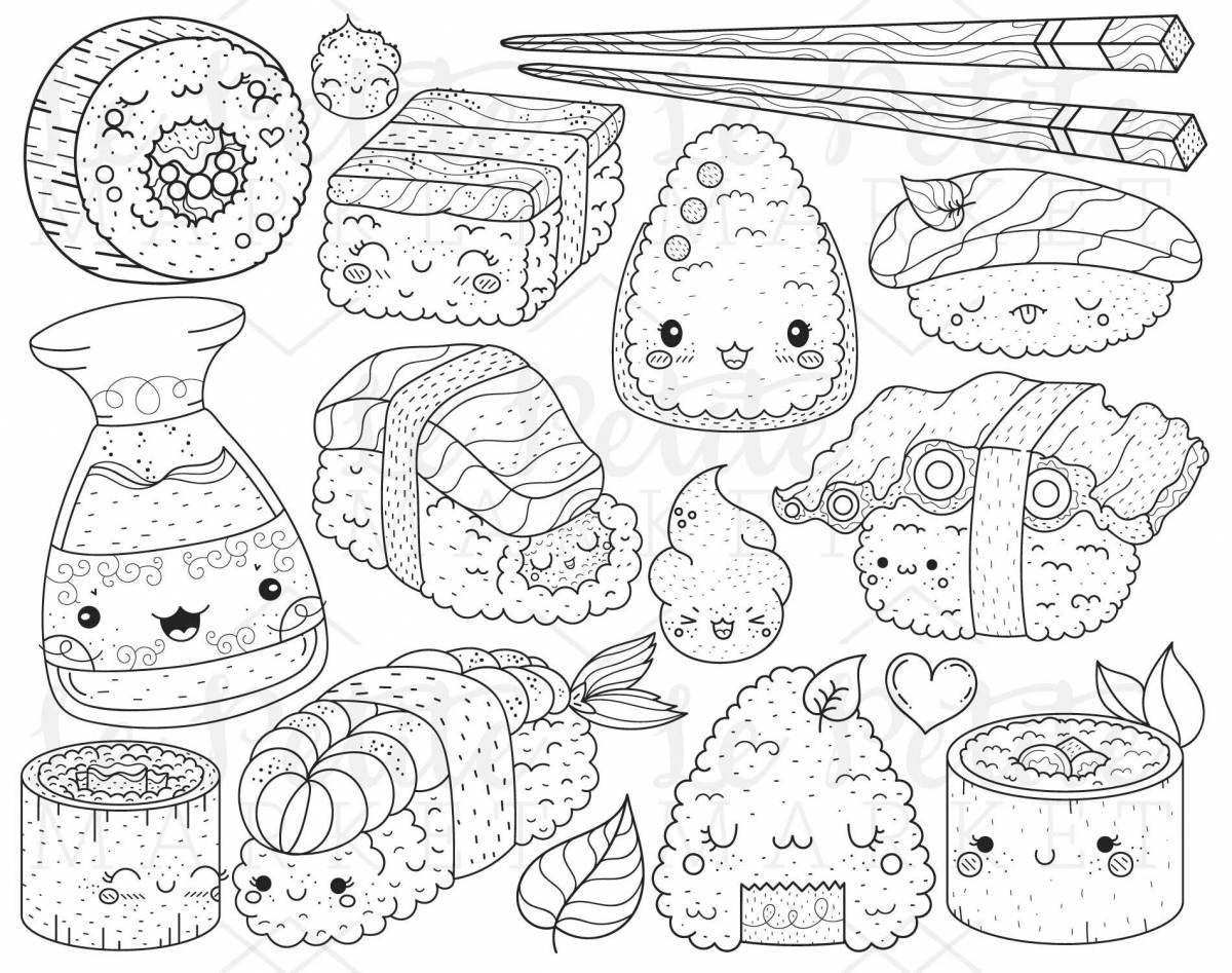 Scented paper coloring page