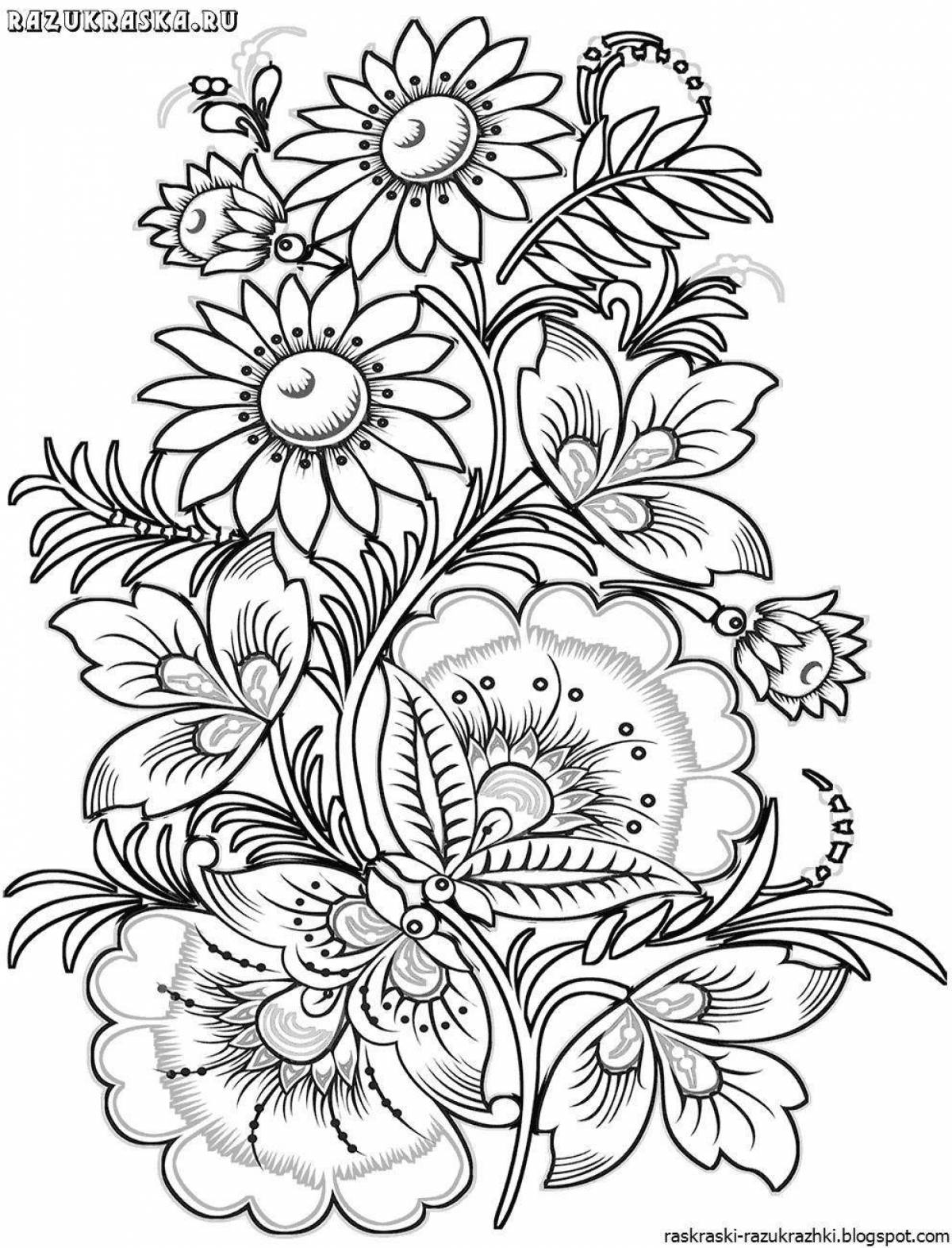 Photo Great Petrykivka painting