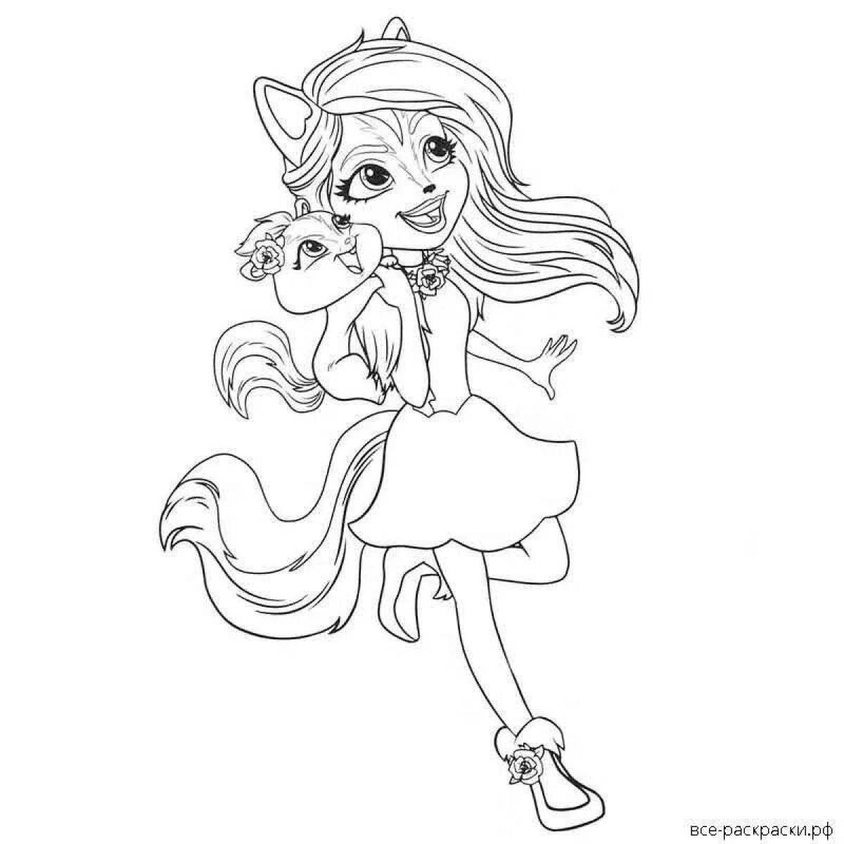 Coloring page magical inchanchymus