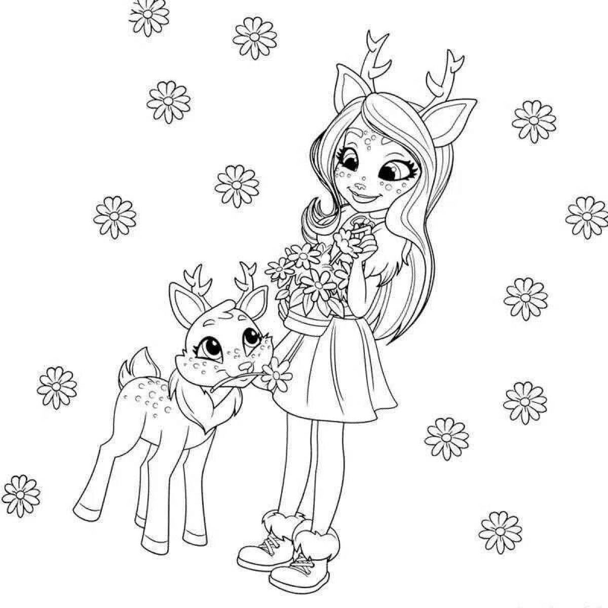 Radiant inchanchymus coloring page