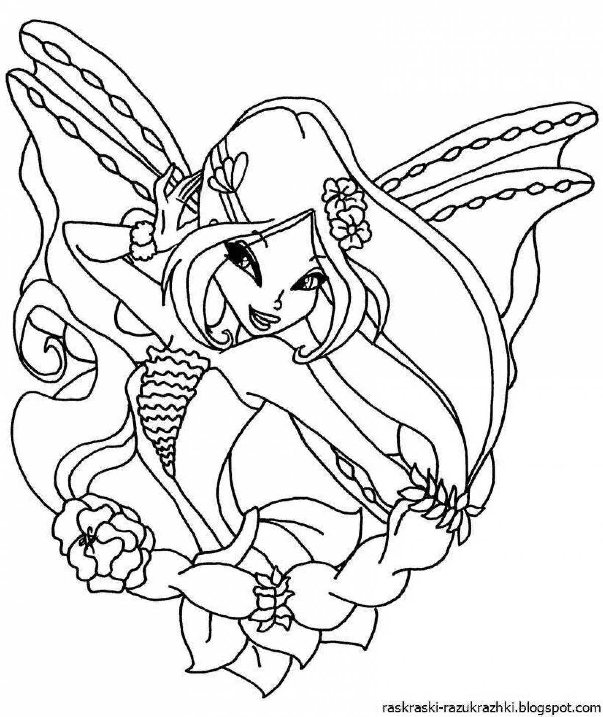 Comic coloring coloring photo