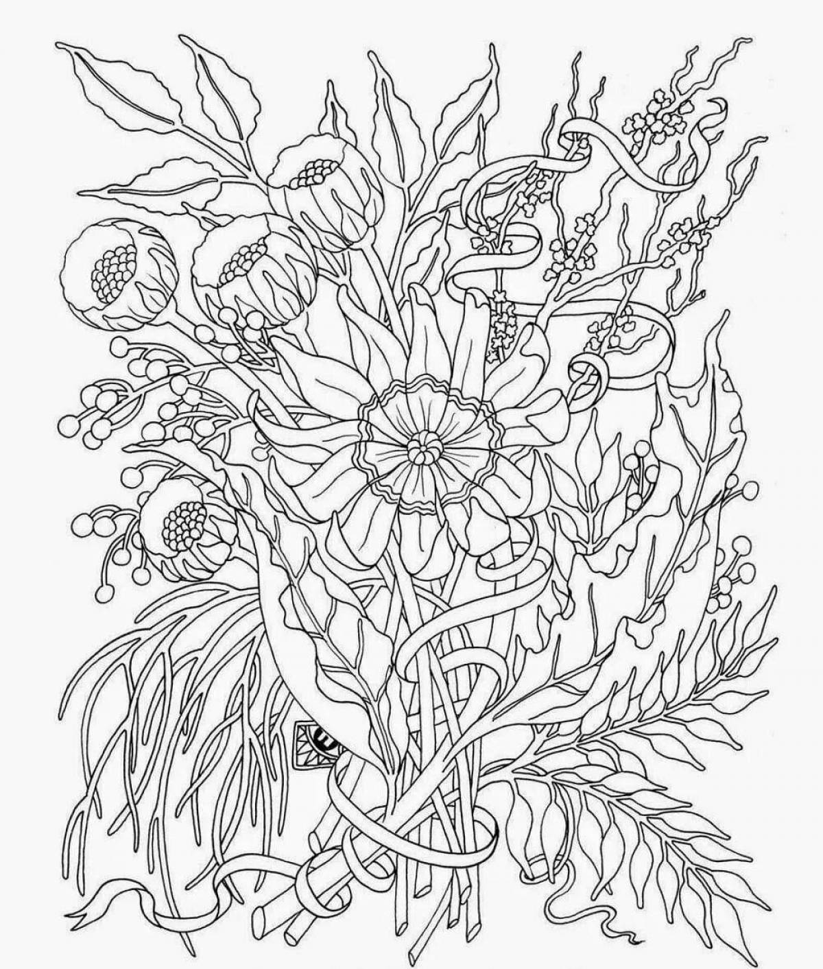 Stylish adult coloring pages