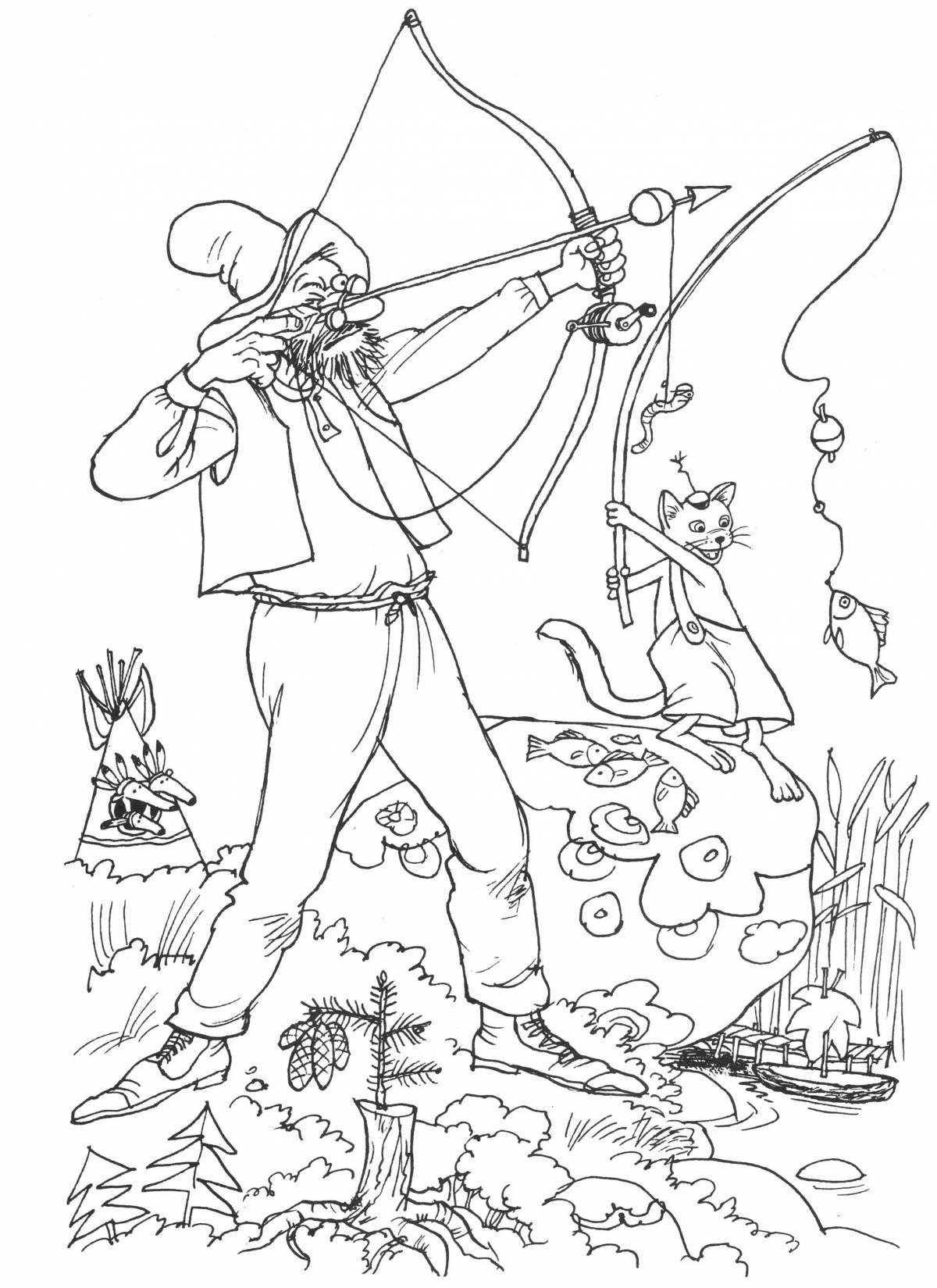 Coloring book magnificent findus and petson