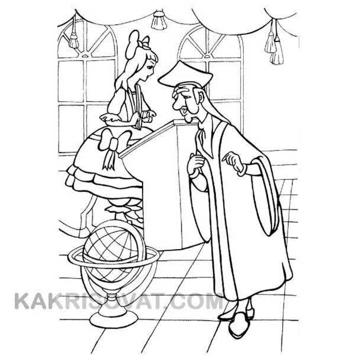 Dreamy coloring 12 months fairy tale