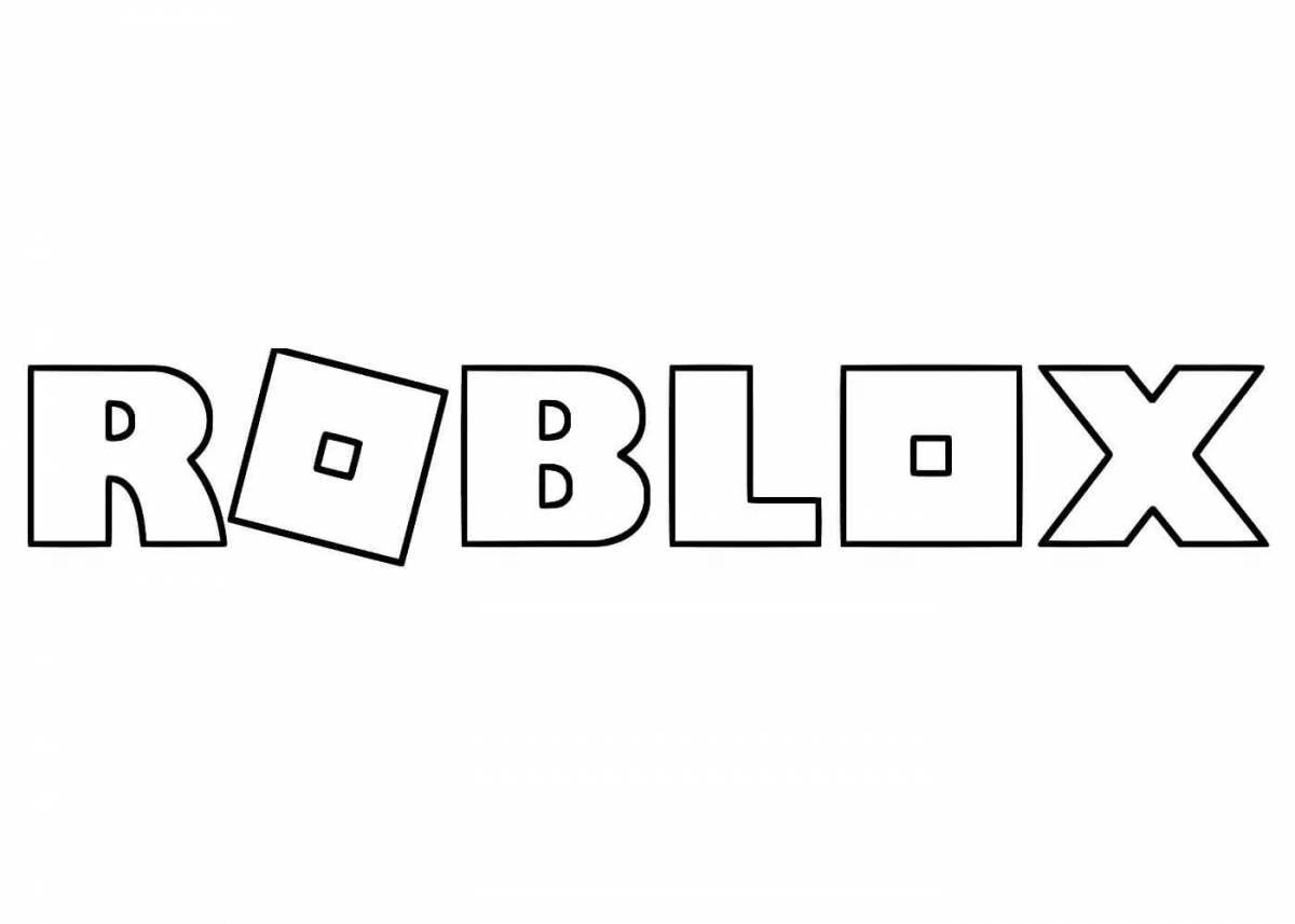 Roblox dors figurine fun coloring page