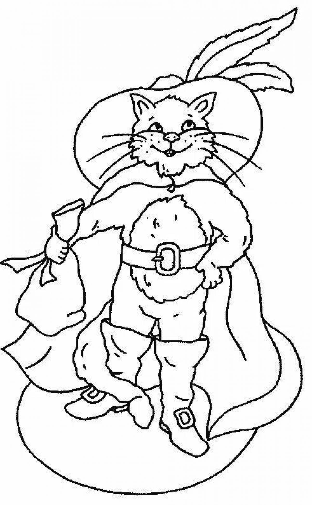 Шарль Перро кот в сапогах рисунок