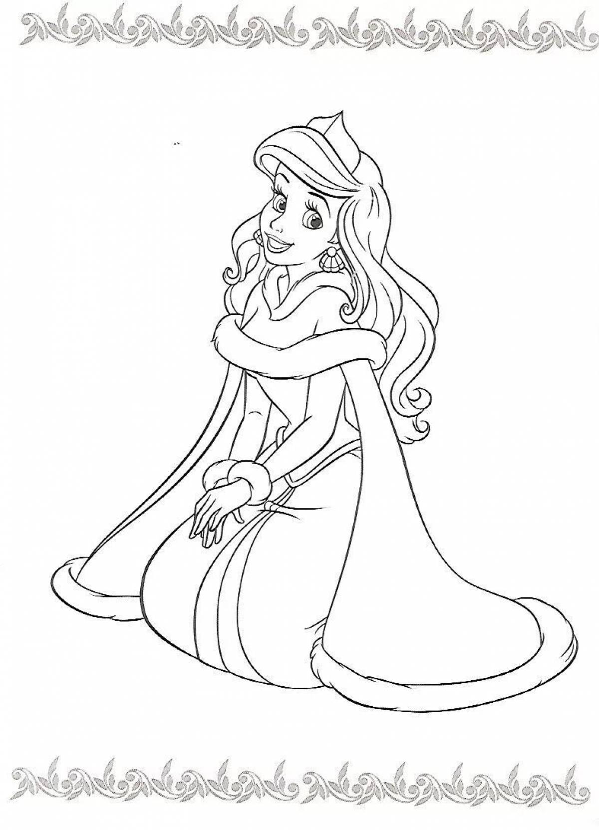 Princess ariel live coloring