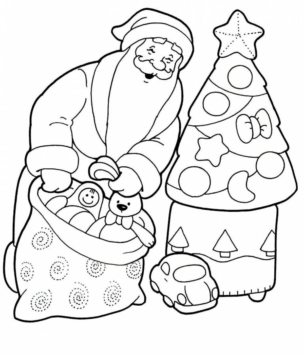 Santa Claus coloring book #11