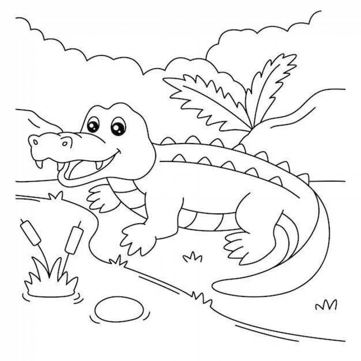 Crocodile gena for kids #1