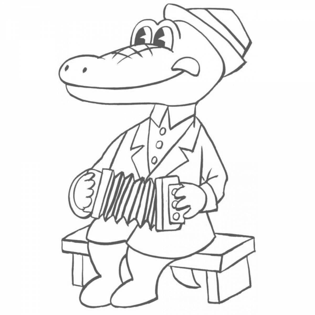 Crocodile gena for kids #2