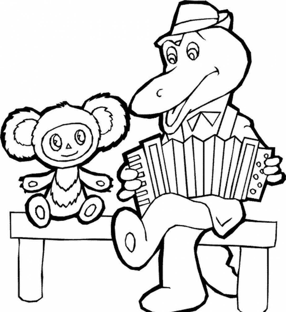 Crocodile gena for kids #14