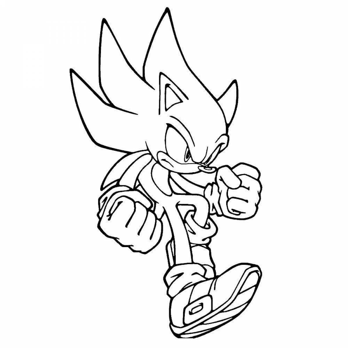 Great sonicexe coloring book