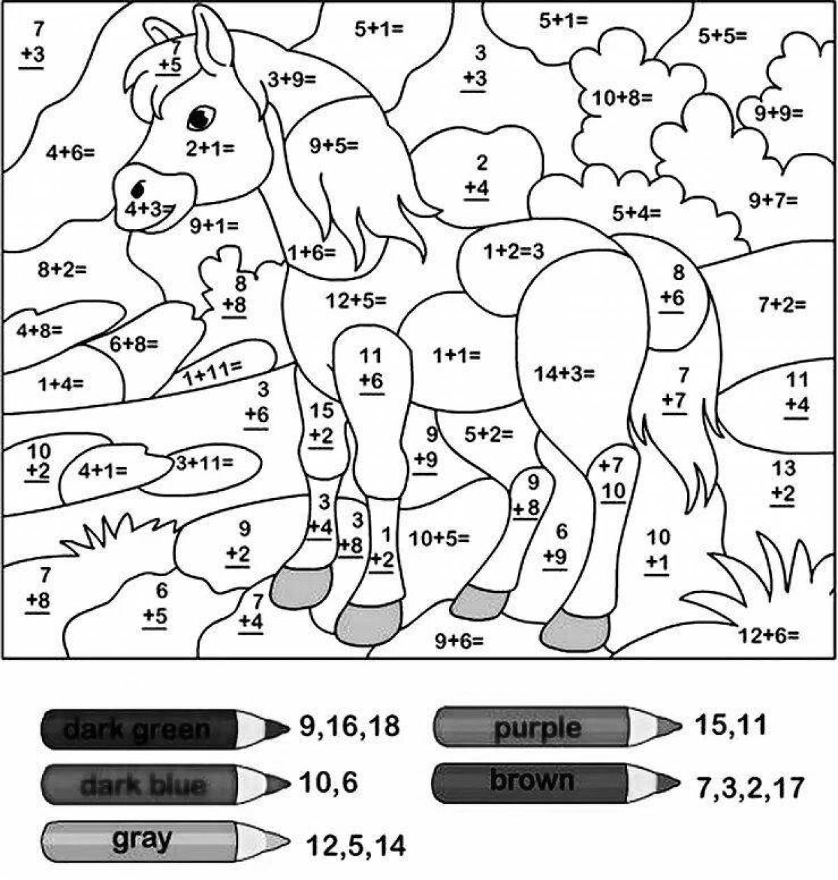 Magic coloring maria buryak mathematical