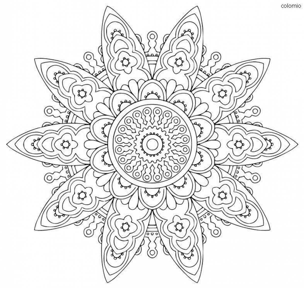 Cash flow mandala coloring book