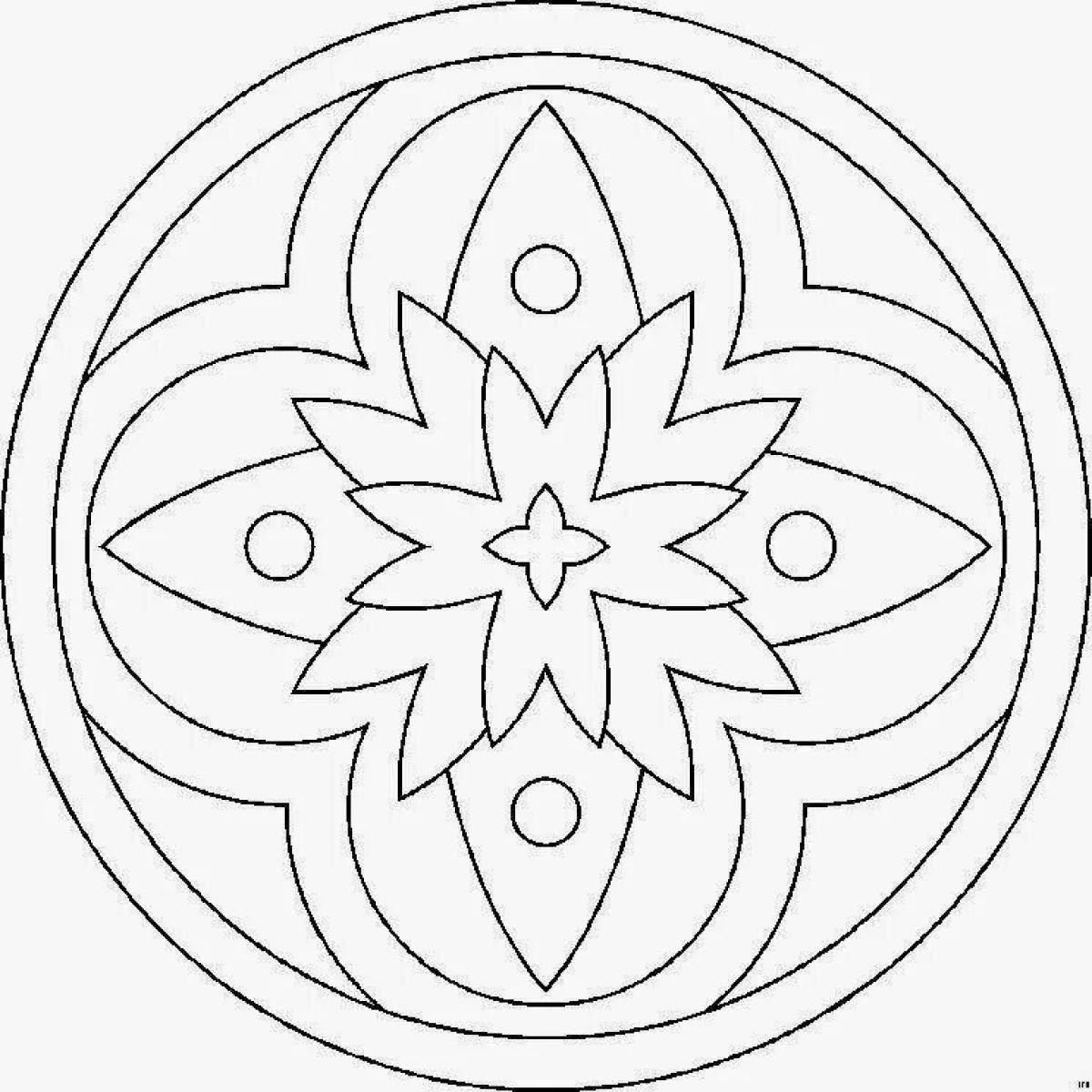 Fascinating patterns and ornaments for coloring pages
