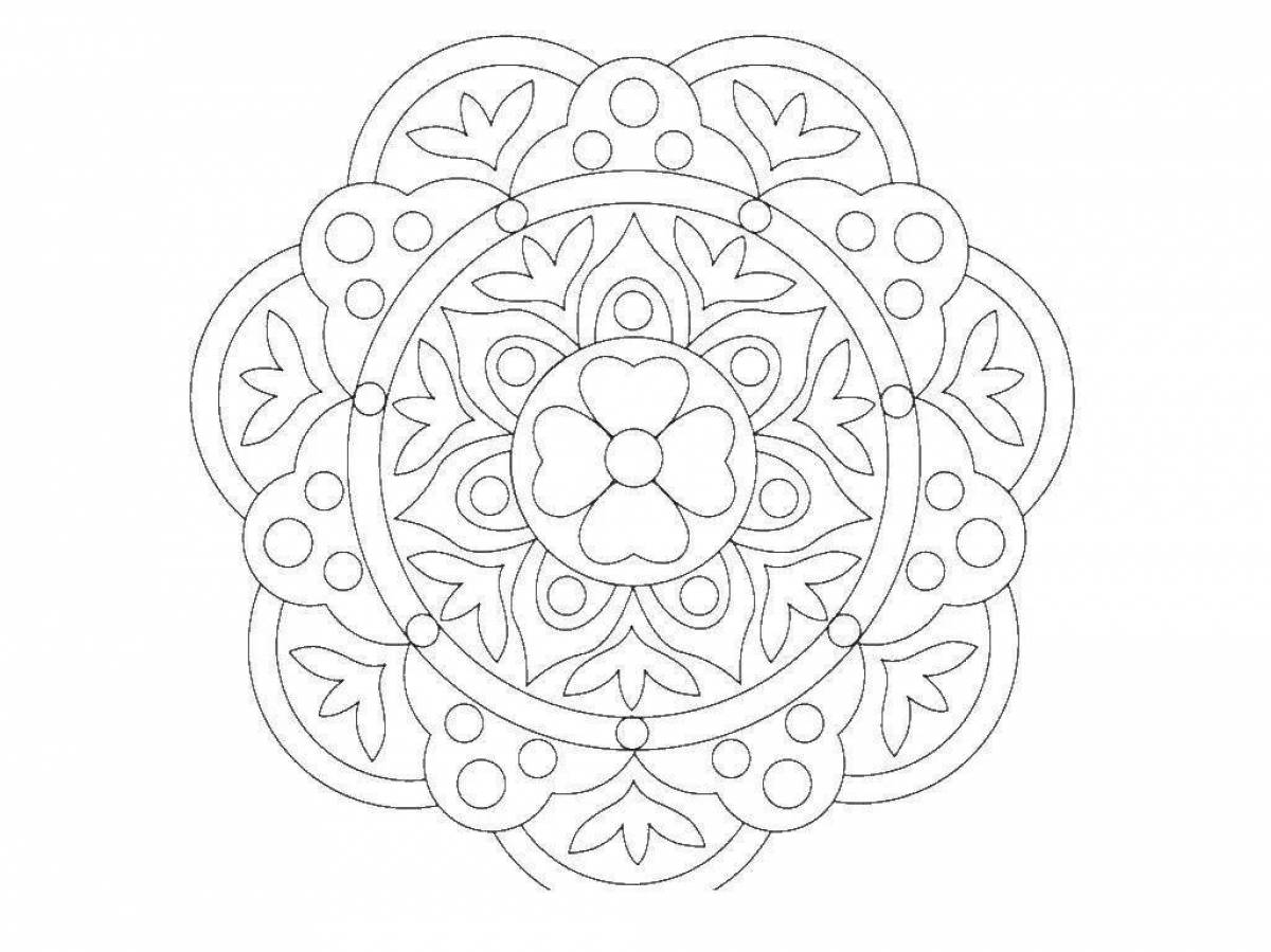 Artful patterns and ornaments for coloring pages