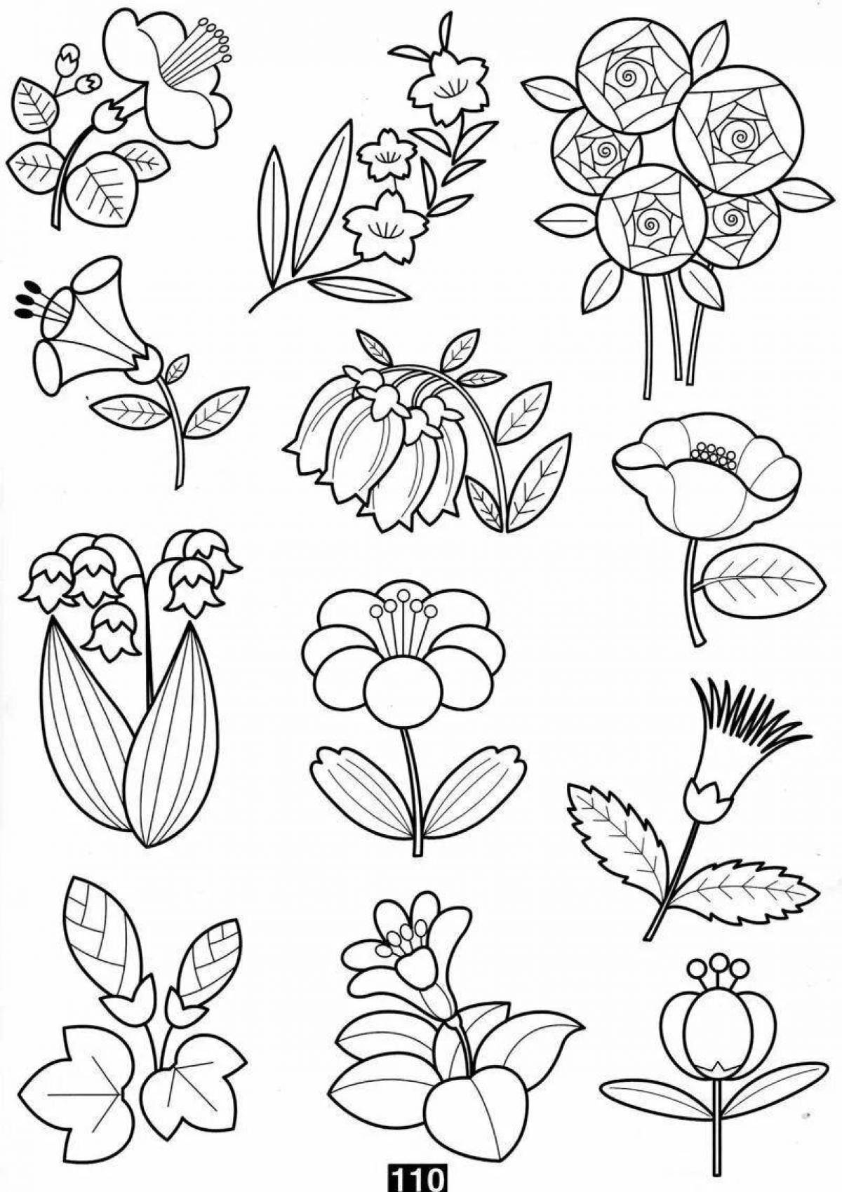 A lot of exciting little coloring pages