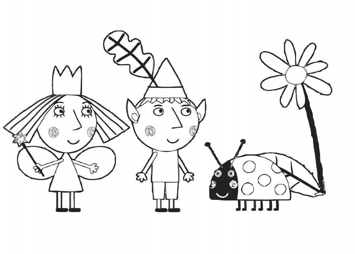 Ben and holly's little kingdom holiday coloring book