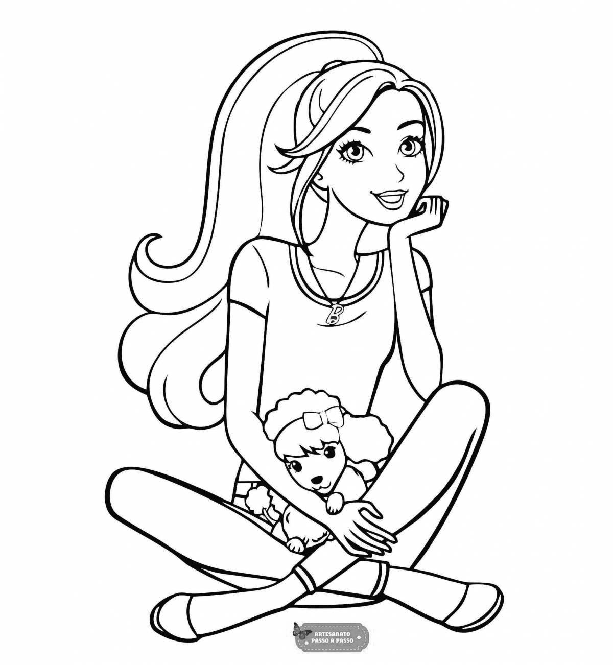 Animated chelsea coloring page