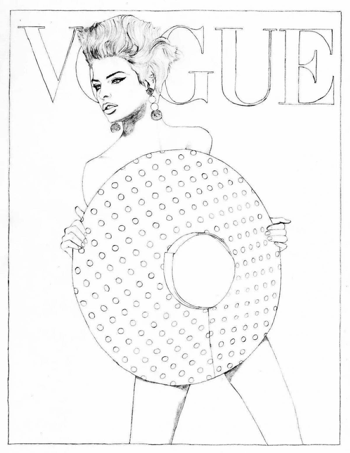 Vogue coloring