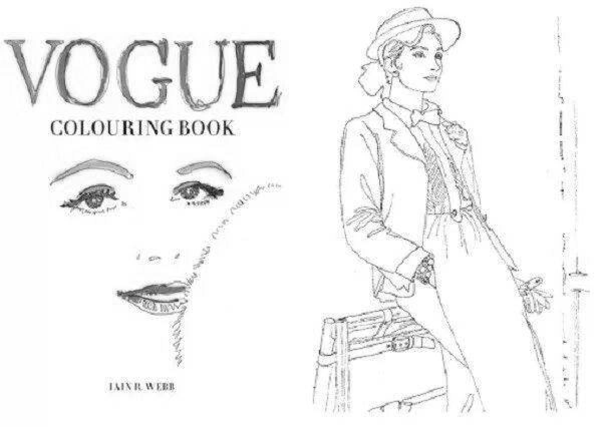 Exquisite vogue coloring