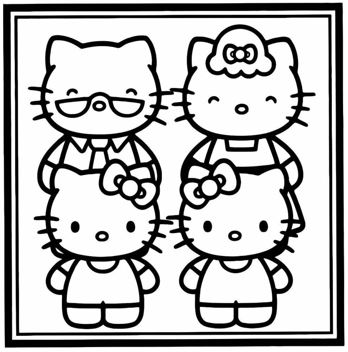 Coloring pages of friends - lively