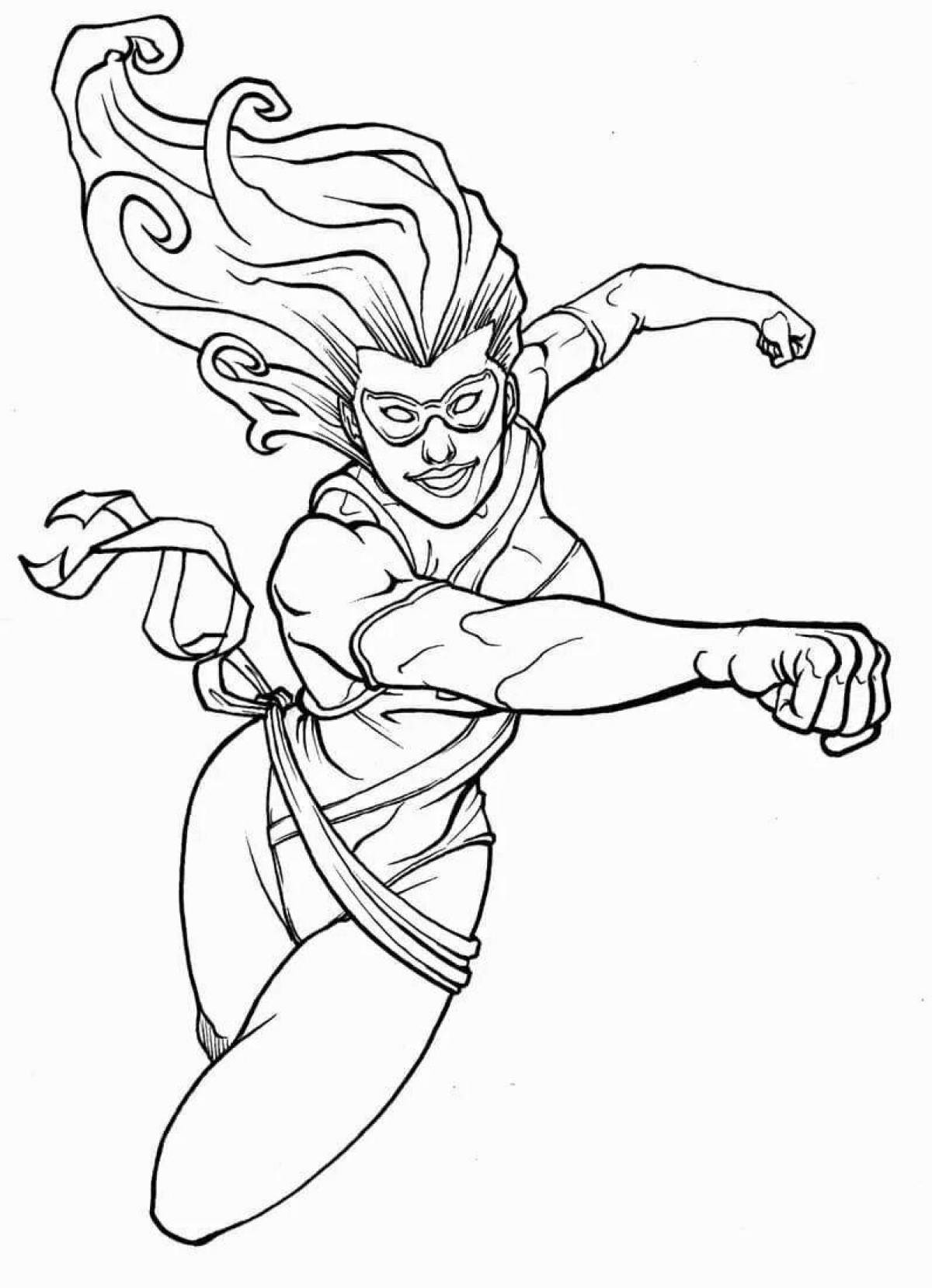 Captain Marvel coloring book