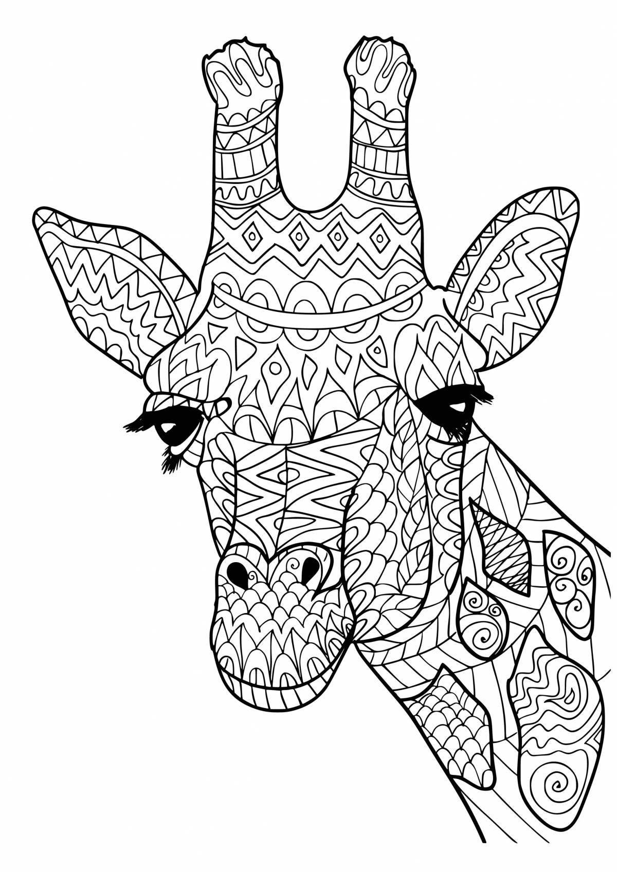 Shining anti-stress coloring book