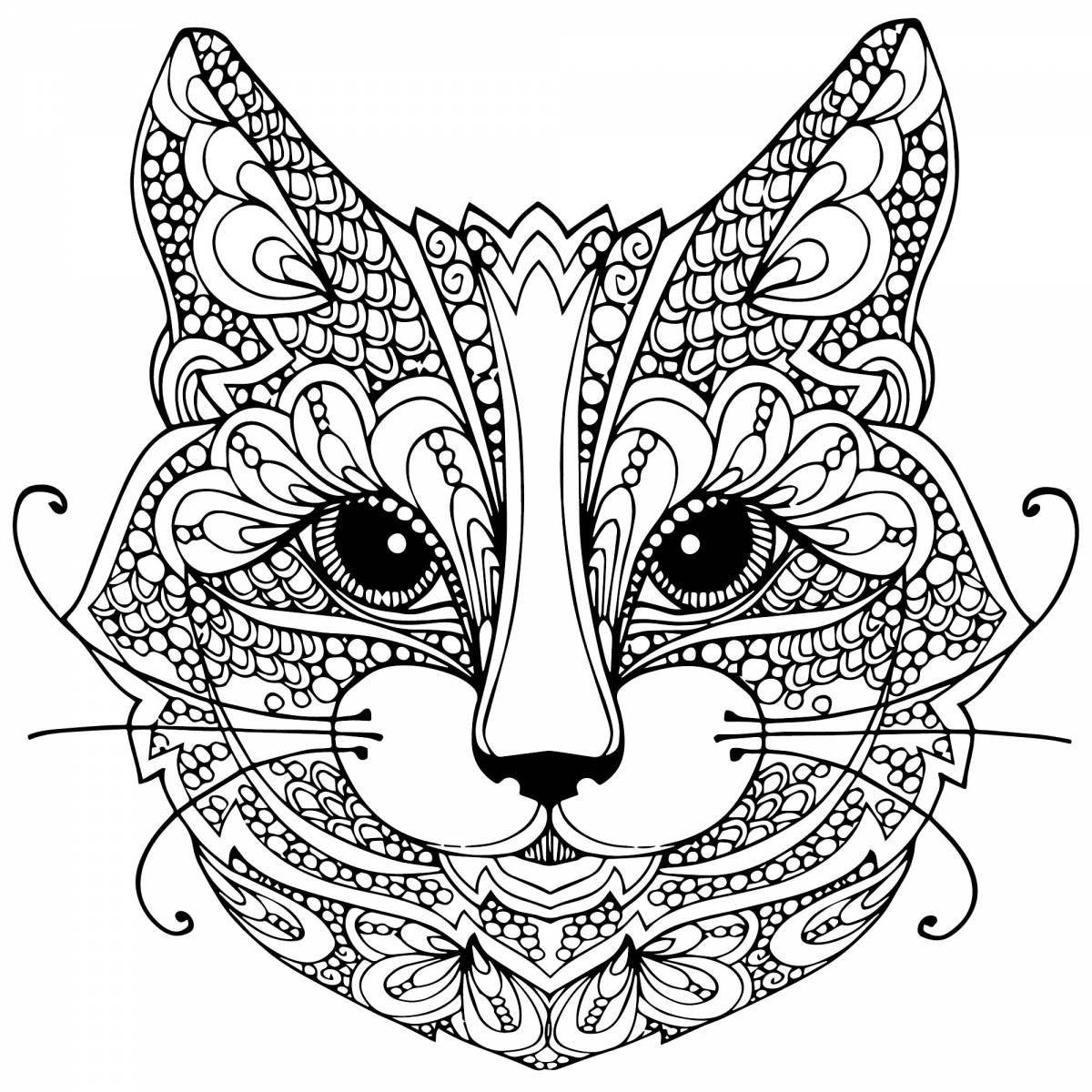 Effective anti-stress coloring book
