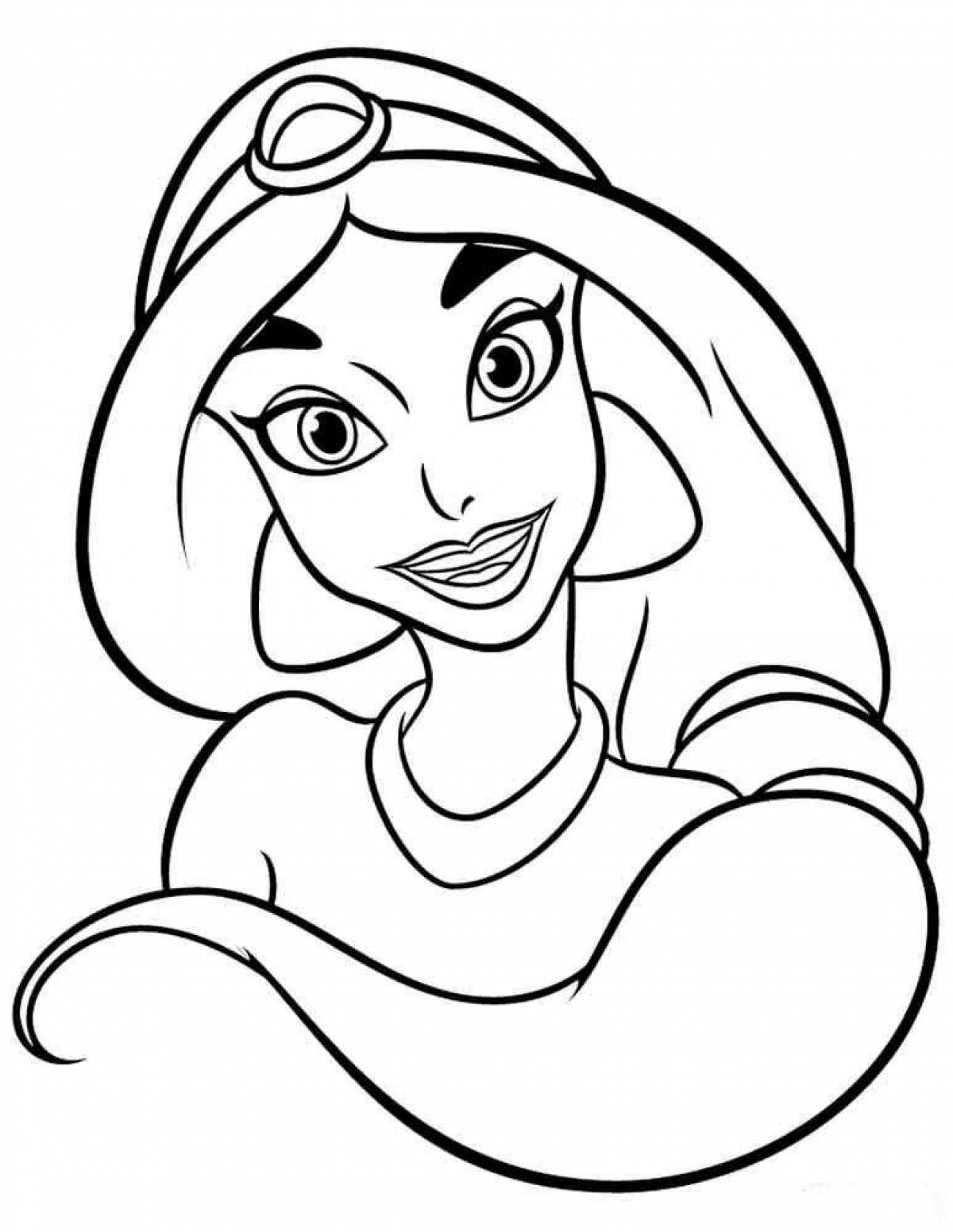 Disney princess dazzle coloring book