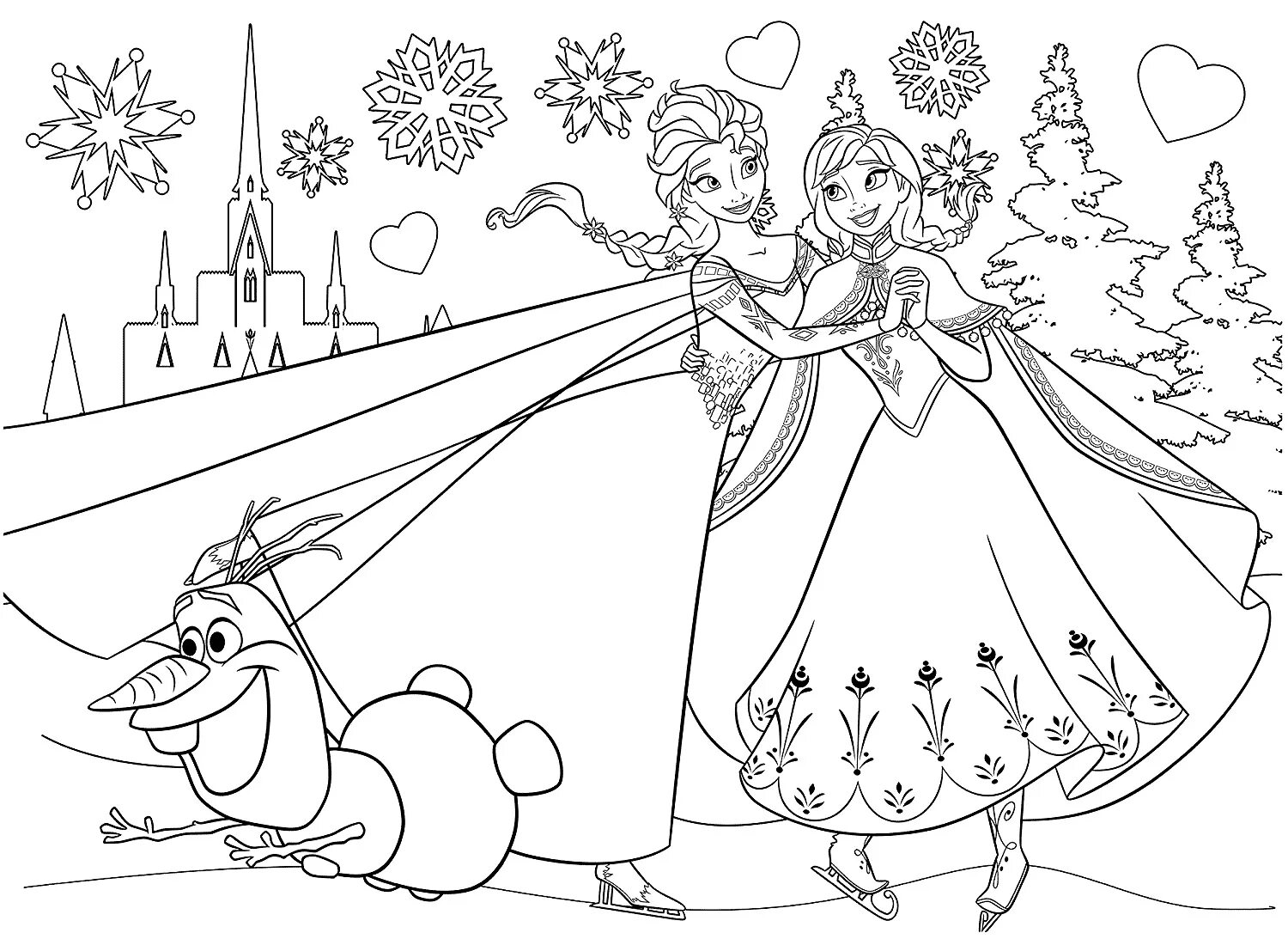 Frozen #2 coloring page