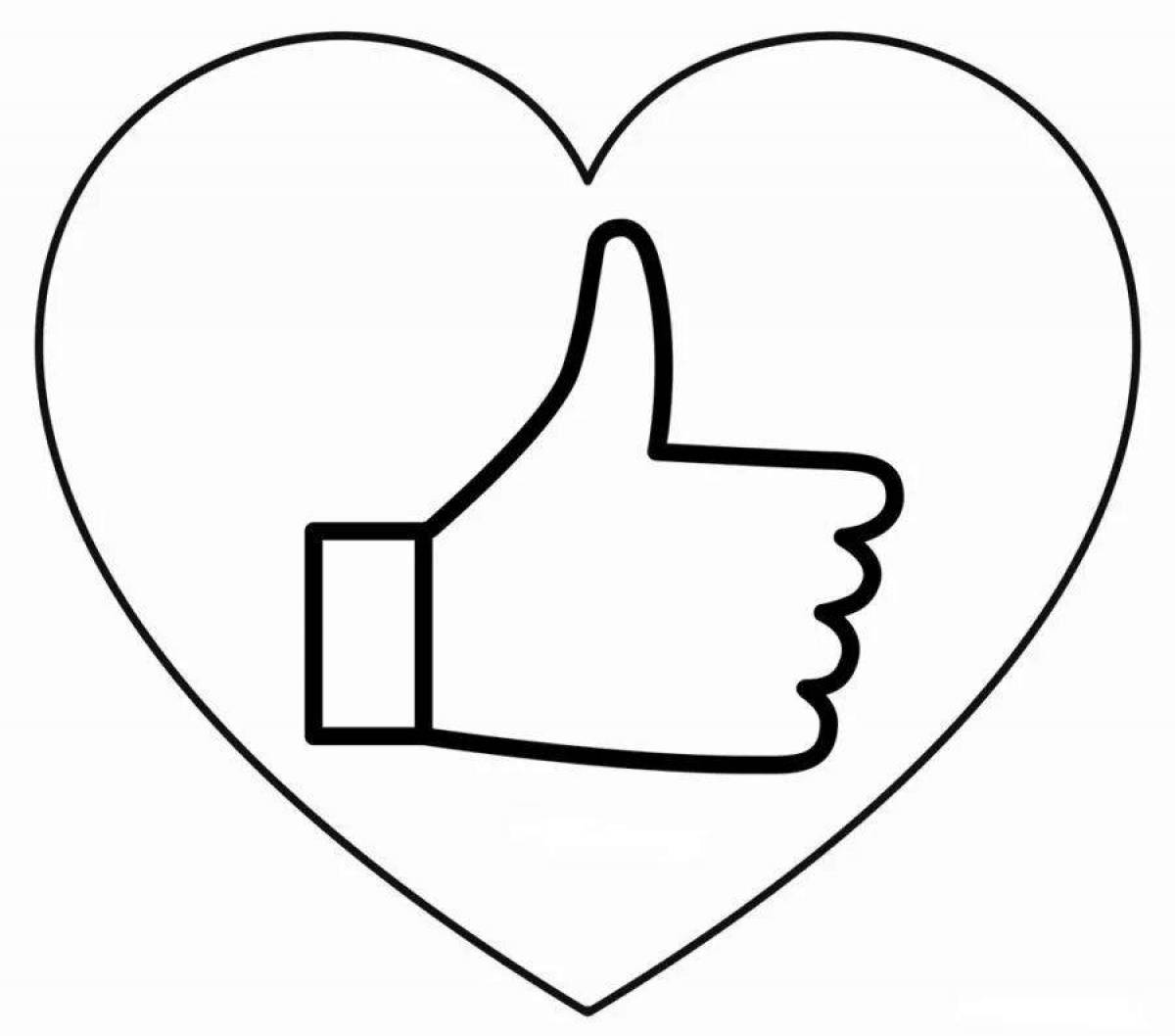 Чудесная раскраска tiktok