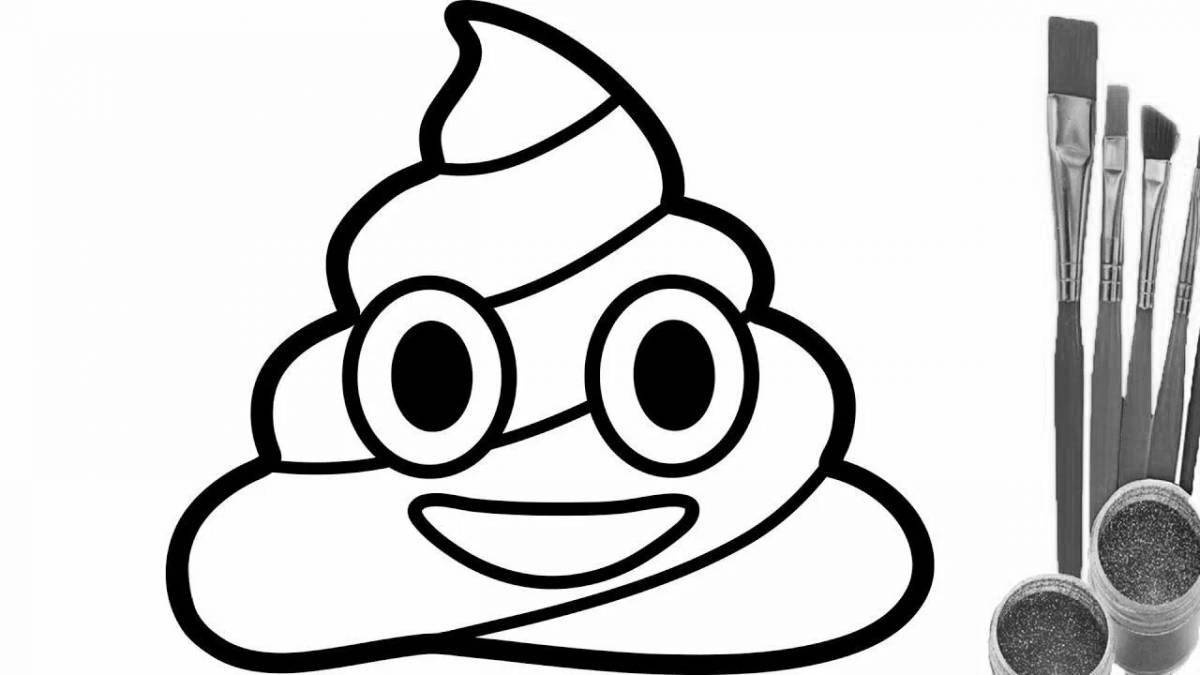 Красочная страница раскраски tiktok