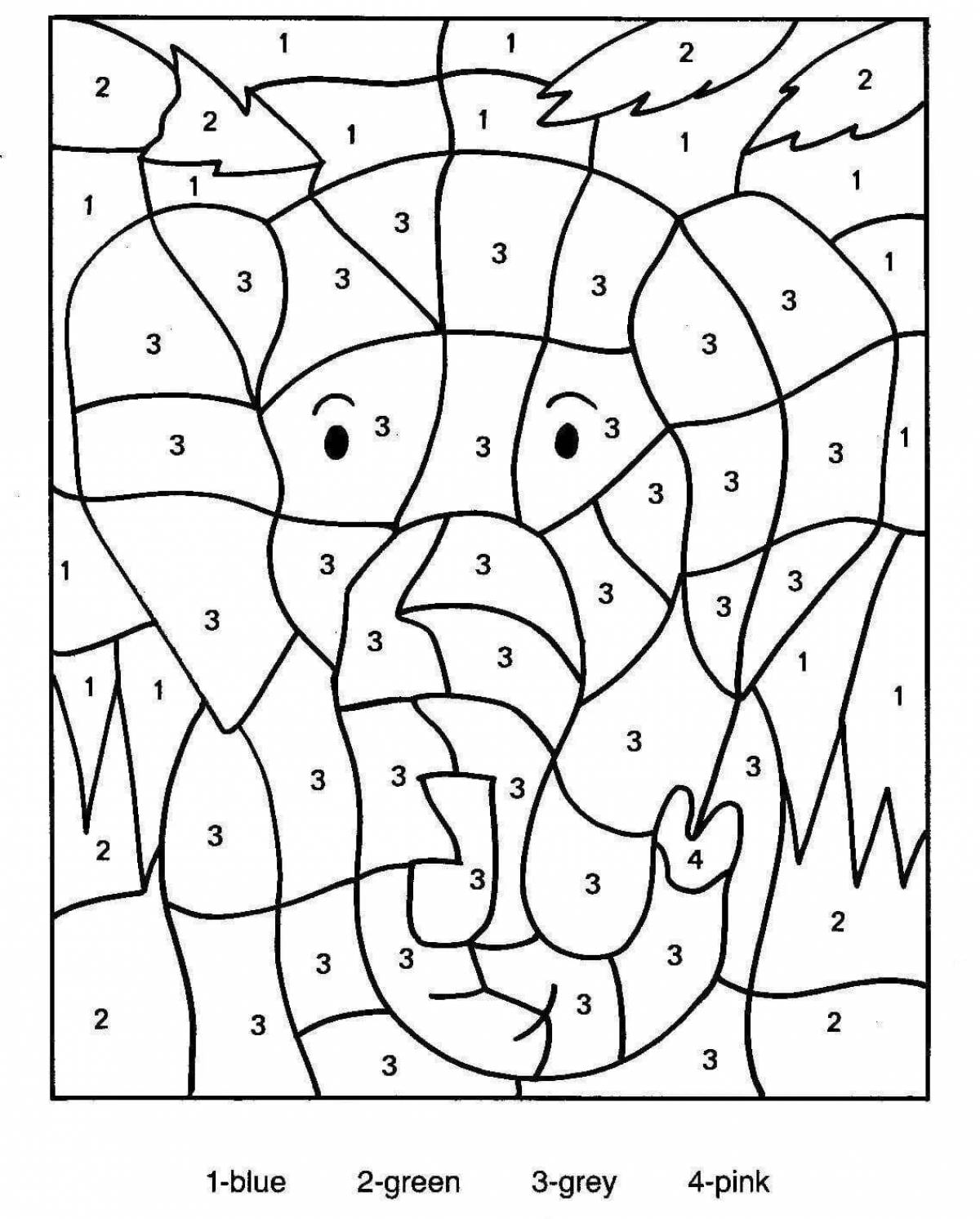 Exciting digital coloring