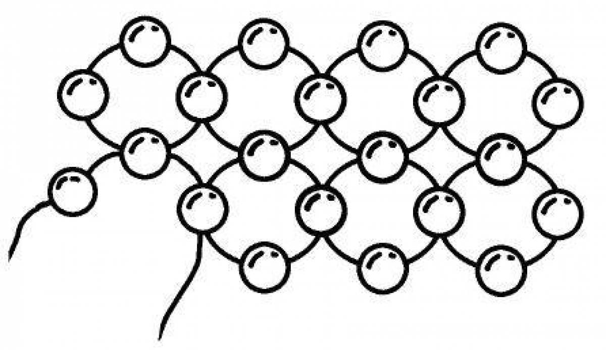 Разноцветные бусины раскраски