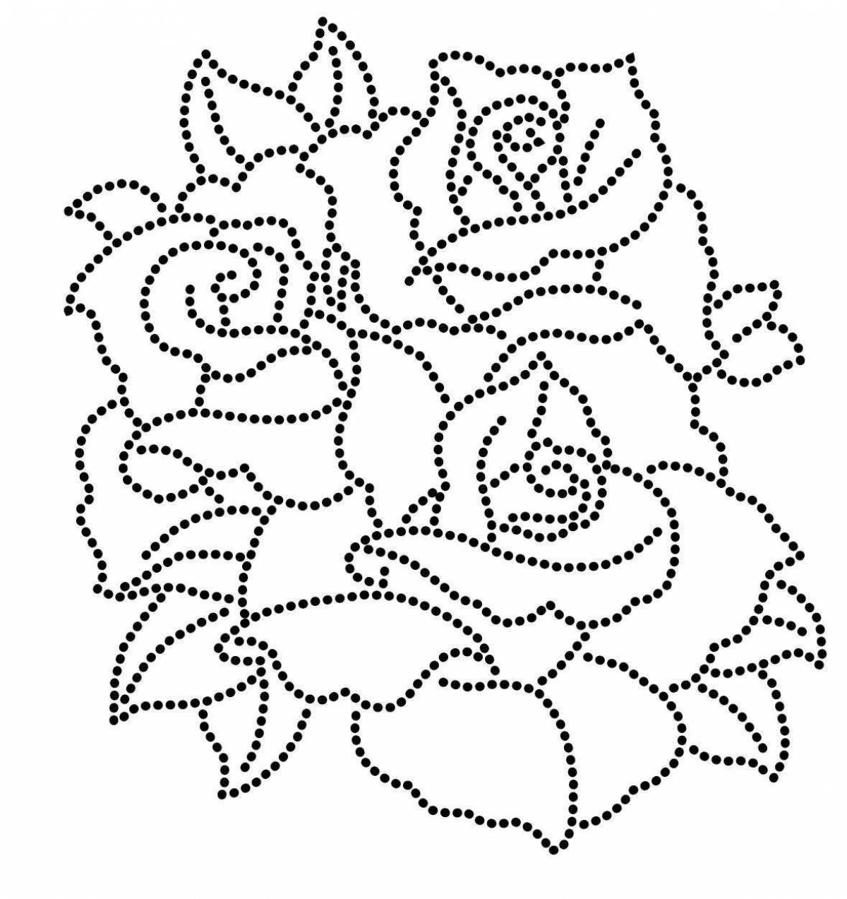 Charming beads coloring book