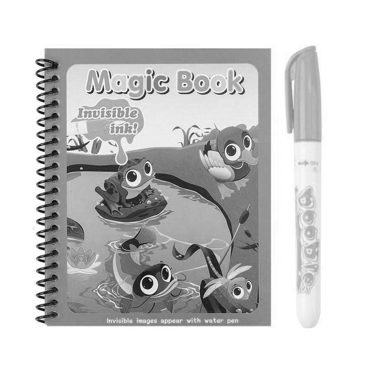 Radiant coloring page water reusable