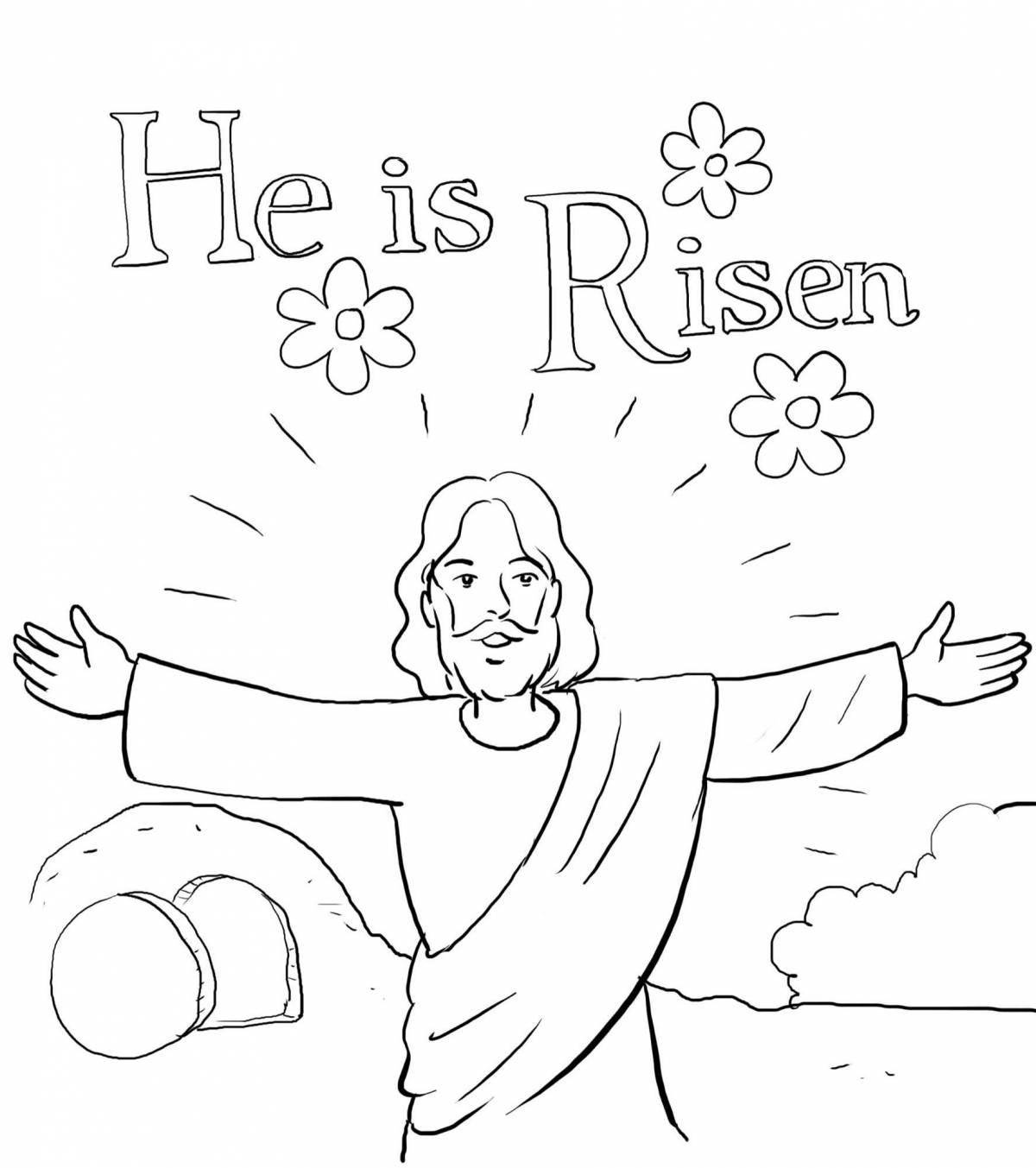 Colorfully divine jesus christ coloring book