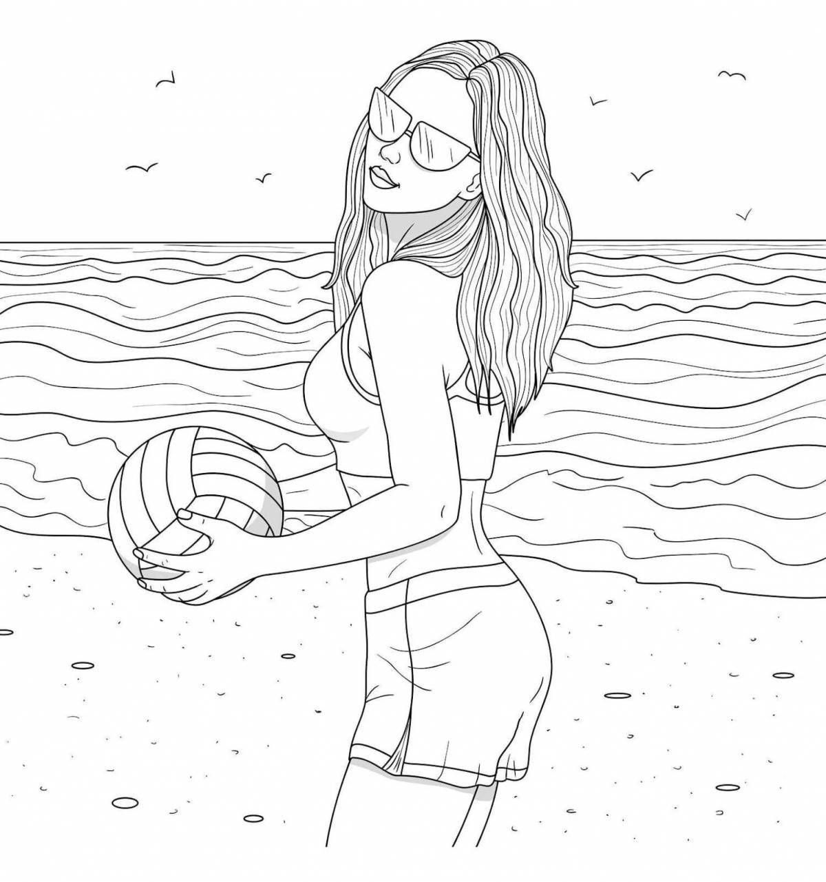 Bright coloring page 18 plus