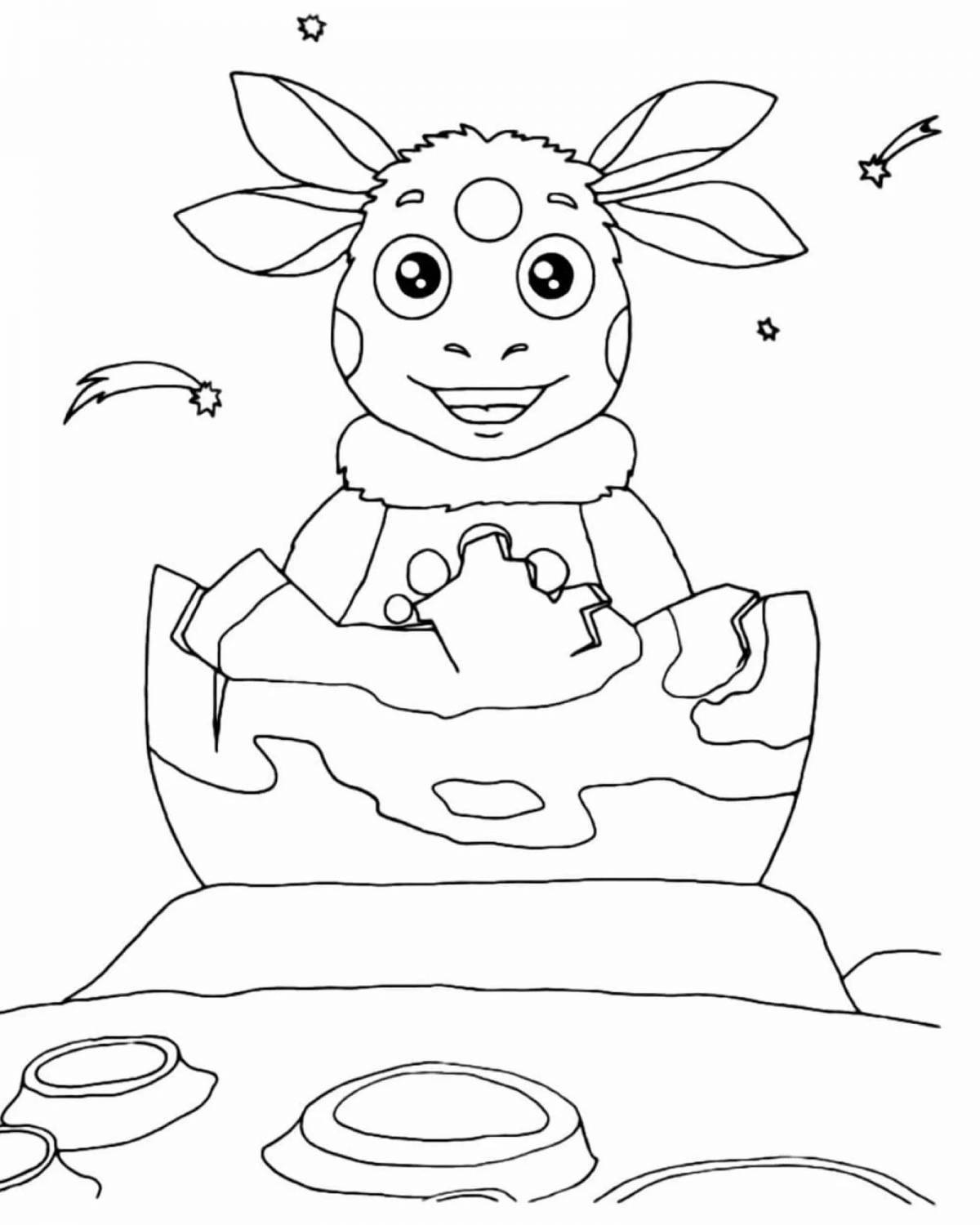 Luntik fun coloring