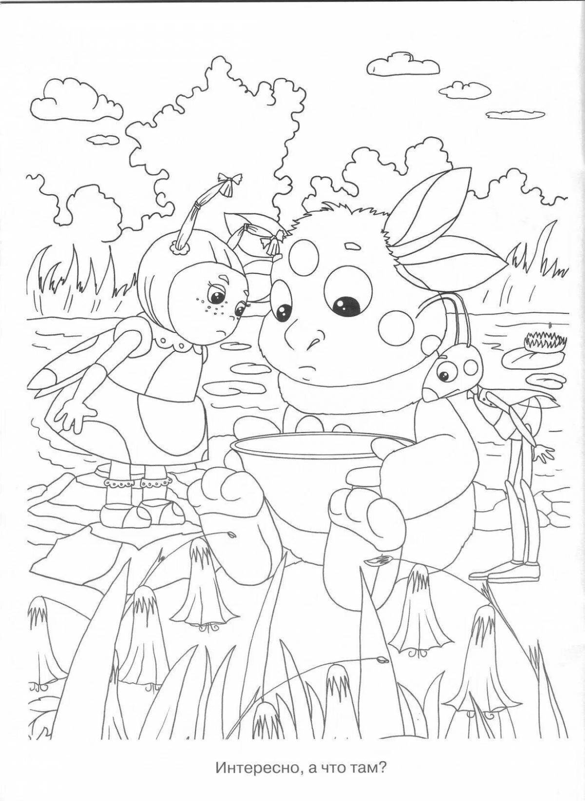 Creative coloring Luntik